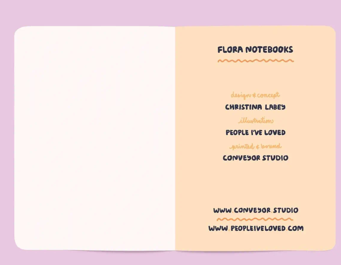Flora Notebooks - Set of 3