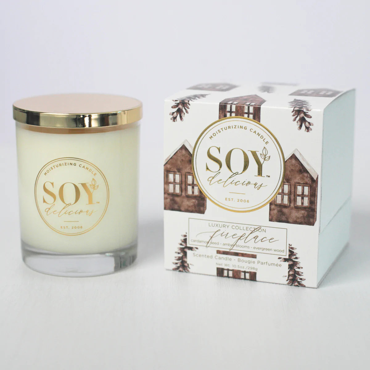 Soy Delicious Candle - Fireplace Wooden Wick