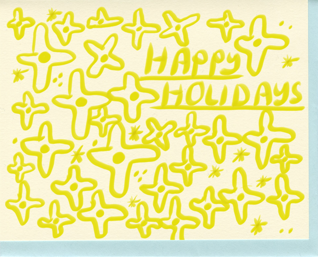color Happy Holiday Stars