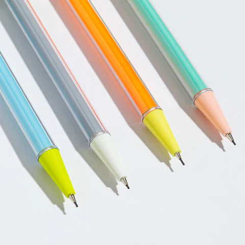 Poketo Colorblock Mechanical Pencil Set of 4